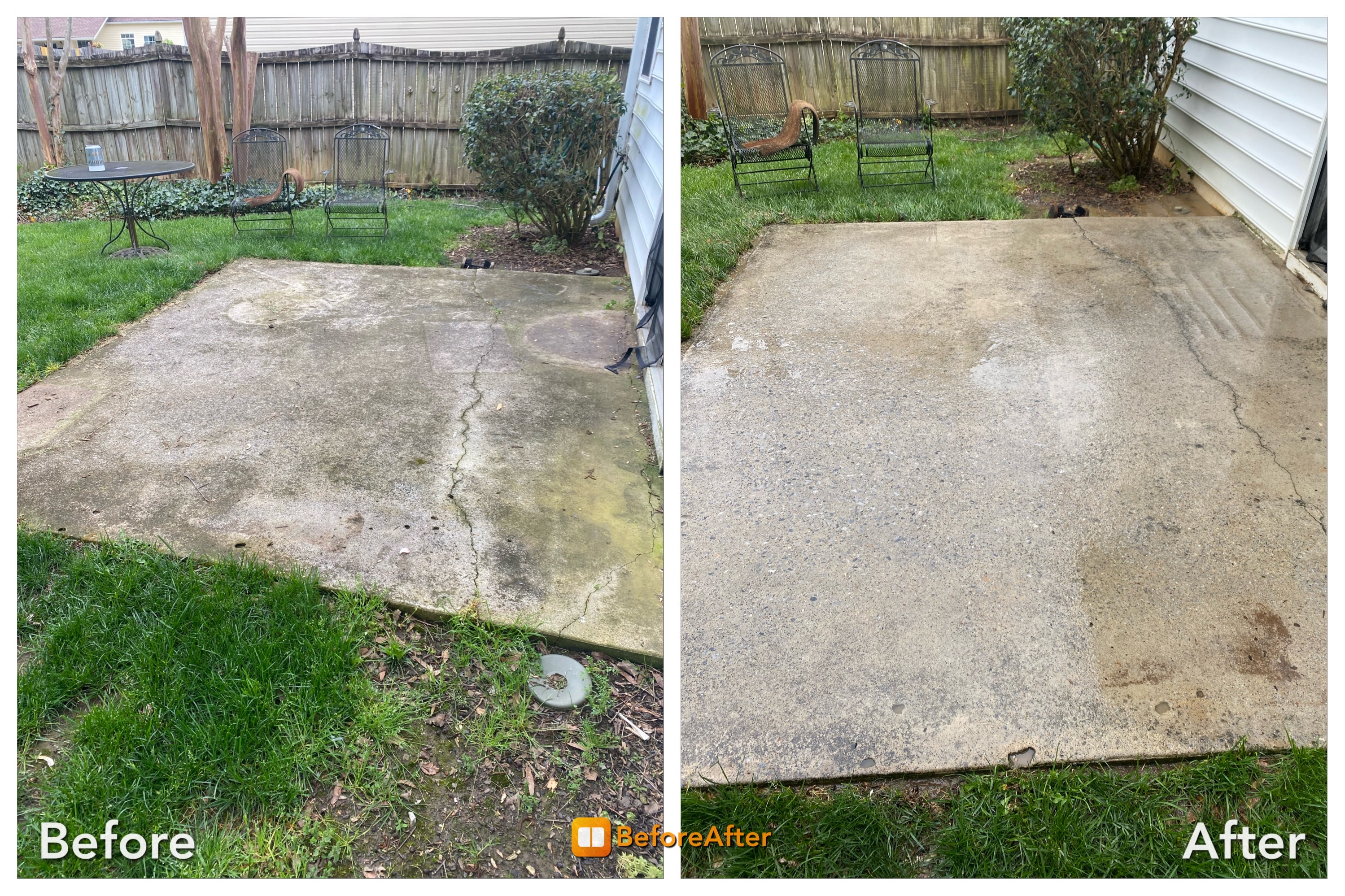 Concrete Back Patio Slab